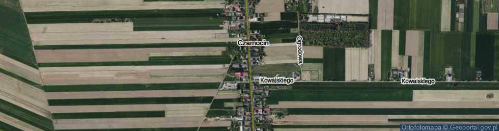 Zdjęcie satelitarne Główna ul.