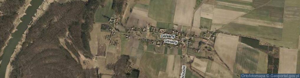 Zdjęcie satelitarne Gliniany ul.