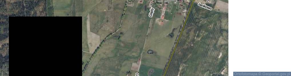 Zdjęcie satelitarne Glądy ul.