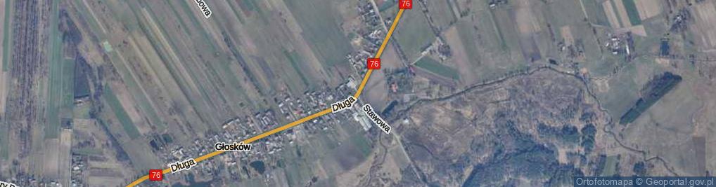Zdjęcie satelitarne Głosków ul.