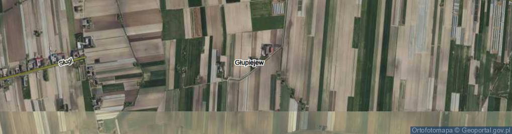 Zdjęcie satelitarne Głupiejew ul.