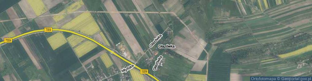 Zdjęcie satelitarne Głazówka ul.