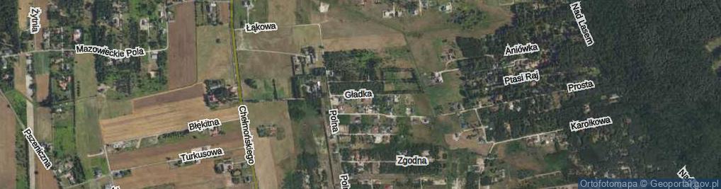 Zdjęcie satelitarne Gładka ul.