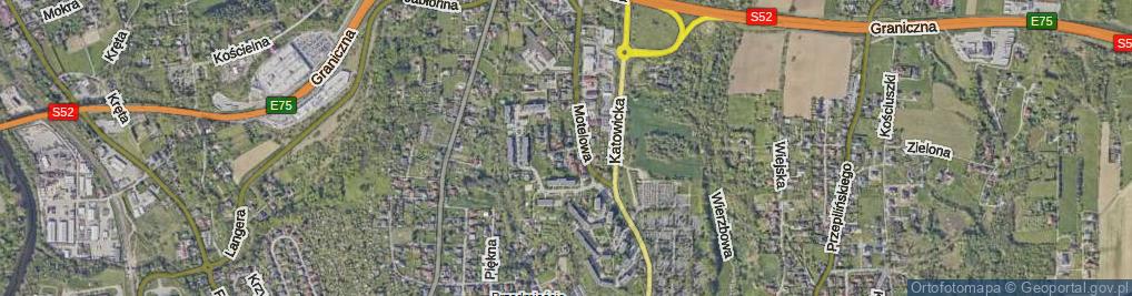 Zdjęcie satelitarne Gminna ul.