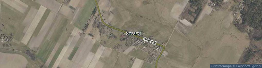 Zdjęcie satelitarne Gnieciuki ul.