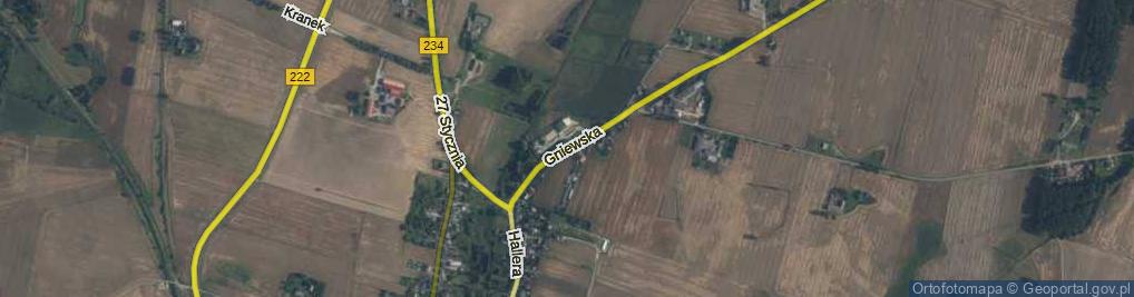 Zdjęcie satelitarne Gniewska ul.