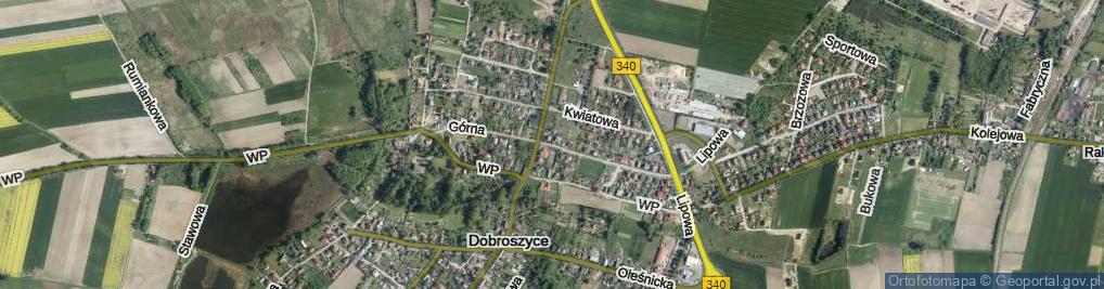 Zdjęcie satelitarne Górna ul.
