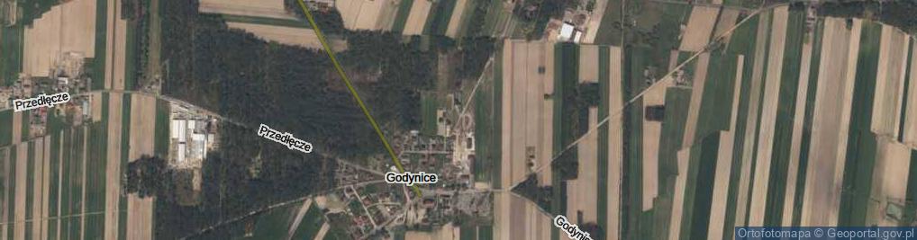 Zdjęcie satelitarne Godynice ul.