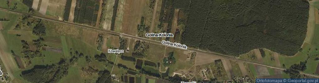 Zdjęcie satelitarne Golina-Kolonia ul.