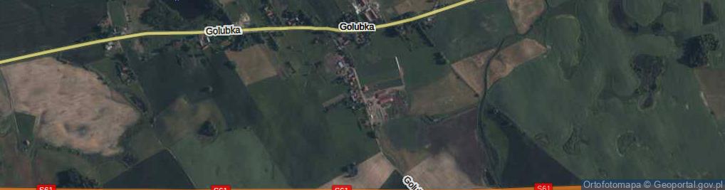 Zdjęcie satelitarne Golubka ul.