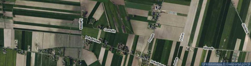 Zdjęcie satelitarne Gomulin ul.
