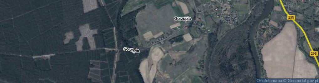 Zdjęcie satelitarne Gorzupia ul.