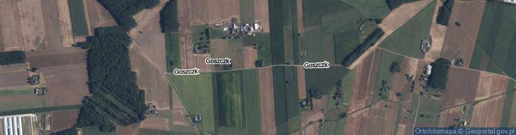 Zdjęcie satelitarne Goszczk ul.