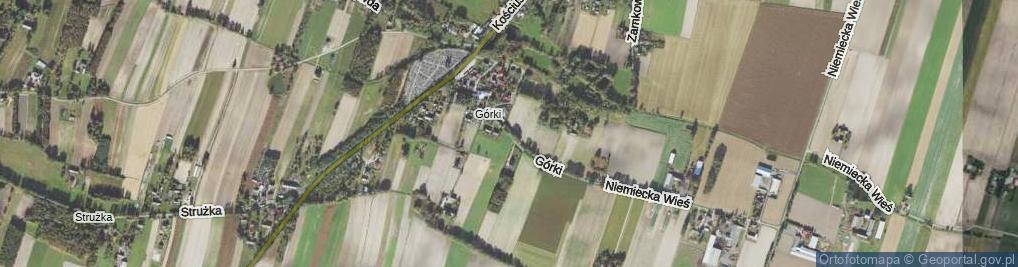 Zdjęcie satelitarne Górki ul.