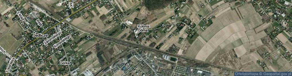 Zdjęcie satelitarne Górna Kolonia ul.