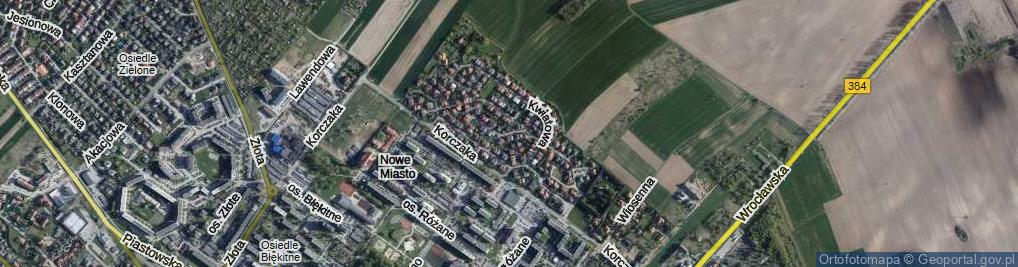 Zdjęcie satelitarne Groszkowa ul.