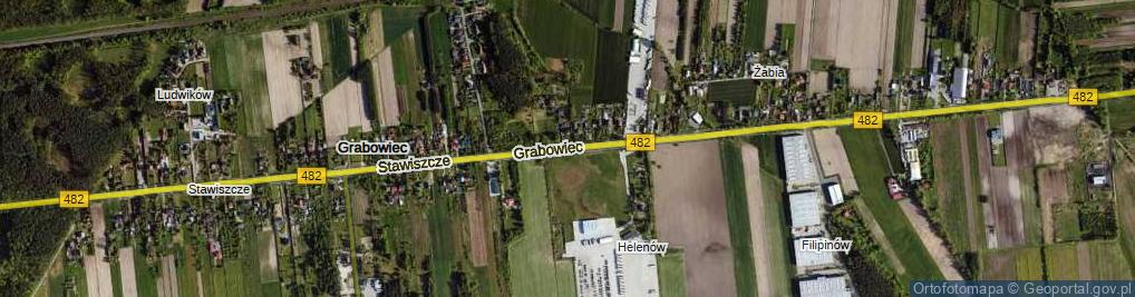 Zdjęcie satelitarne Grabowiec ul.