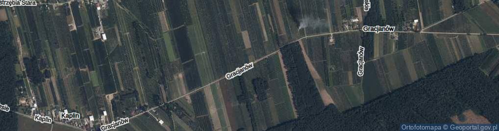 Zdjęcie satelitarne Gracjanów ul.
