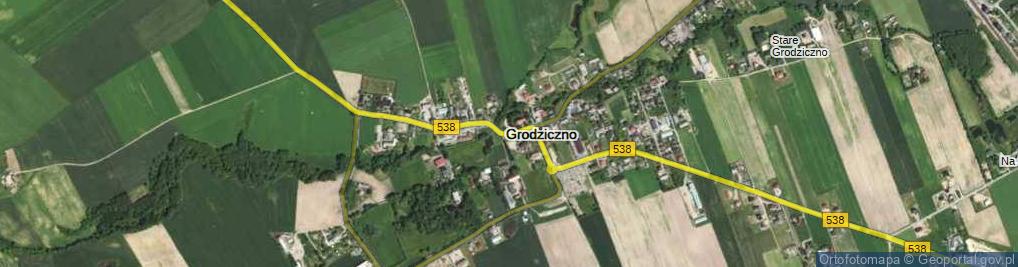 Zdjęcie satelitarne Grodziczno ul.