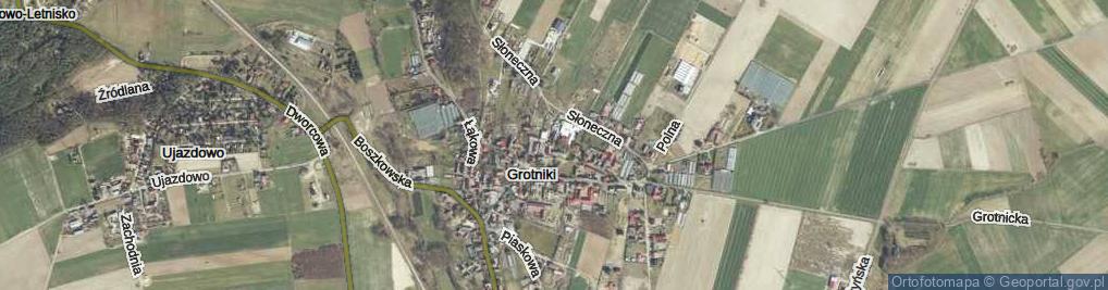 Zdjęcie satelitarne Grotniki ul.