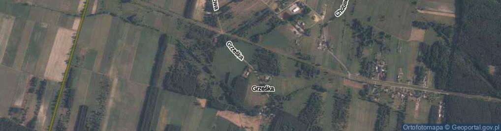 Zdjęcie satelitarne Grześka ul.