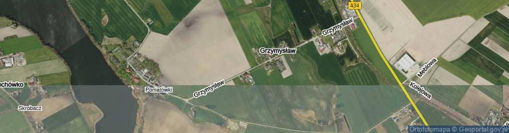Zdjęcie satelitarne Grzymysław ul.
