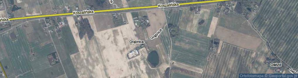 Zdjęcie satelitarne Grąbnica ul.