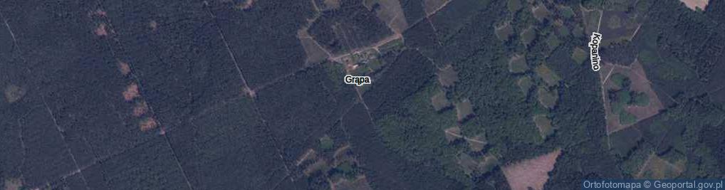 Zdjęcie satelitarne Grąpa ul.