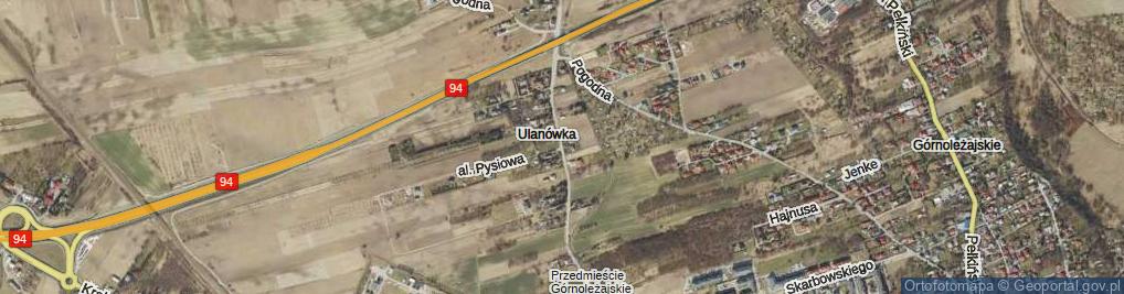 Zdjęcie satelitarne Grodziszczańska ul.