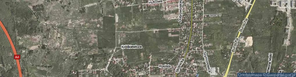 Zdjęcie satelitarne Grzegorzewskiej Marii ul.