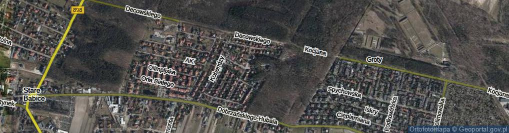 Zdjęcie satelitarne Grabowskiego Henryka ul.
