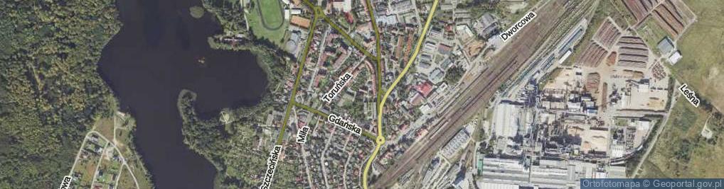 Zdjęcie satelitarne Grudziądzka ul.