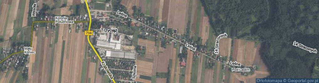 Zdjęcie satelitarne Graniczna ul.