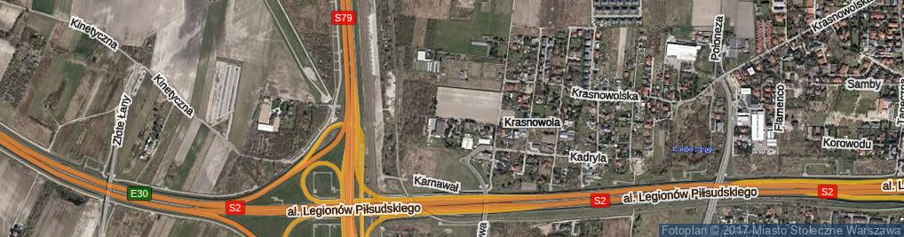 Zdjęcie satelitarne Gromowładna ul.