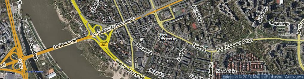 Zdjęcie satelitarne Grecka ul.
