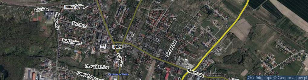 Zdjęcie satelitarne Grota-Roweckiego Stefana, gen. ul.