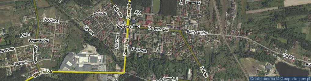 Zdjęcie satelitarne Gramowskiego ul.