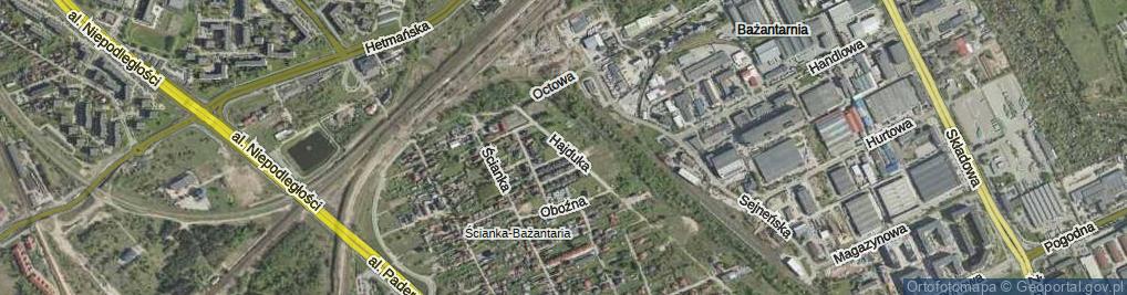 Zdjęcie satelitarne Hajduka Mikołaja ul.