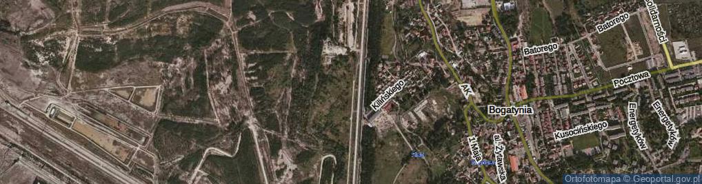 Zdjęcie satelitarne Przodowników Pracy ul.