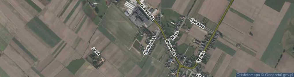 Zdjęcie satelitarne Hauptmanna ul.