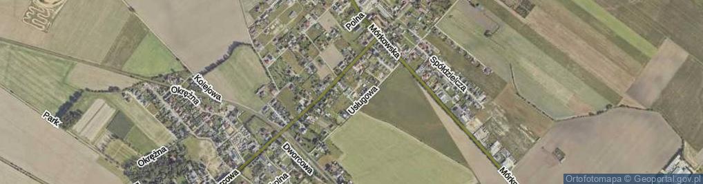 Zdjęcie satelitarne Handlowa ul.