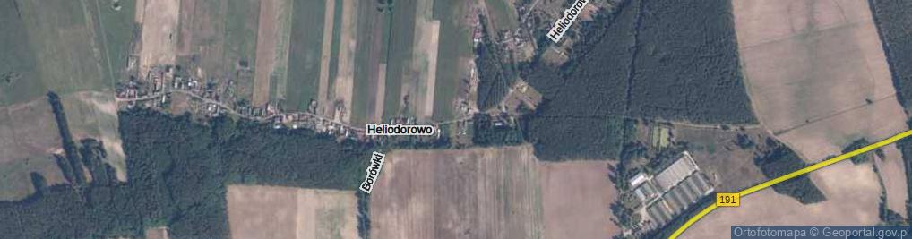 Zdjęcie satelitarne Heliodorowo ul.