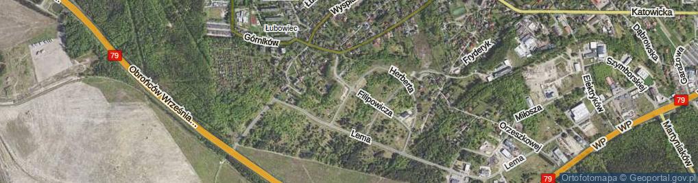 Zdjęcie satelitarne Herberta Zbigniewa ul.