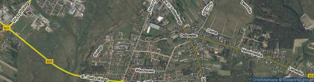 Zdjęcie satelitarne Herzoga Franciszka, ppłk. ul.