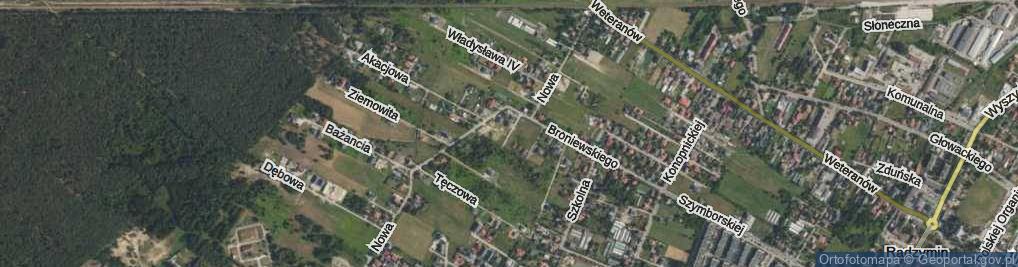 Zdjęcie satelitarne Herbu Korab ul.