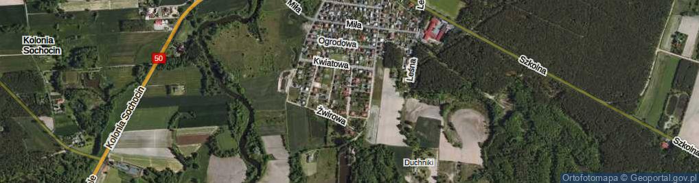 Zdjęcie satelitarne Hermanowicza Włodzimierza ul.