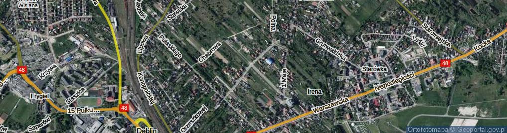 Zdjęcie satelitarne Hładuniaka Stanisława, ks. ul.