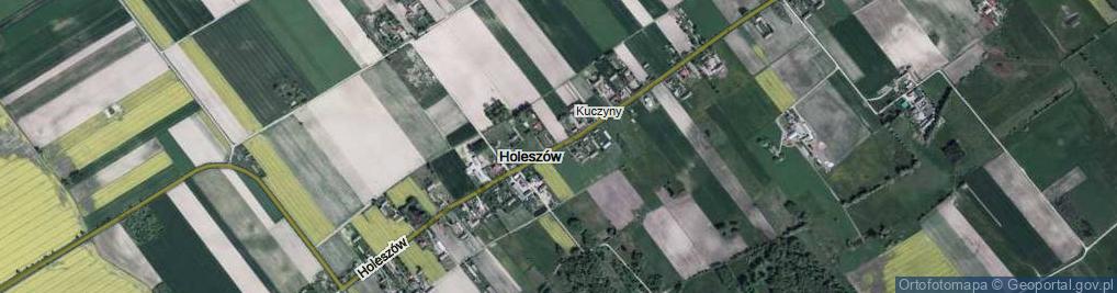 Zdjęcie satelitarne Holeszów ul.
