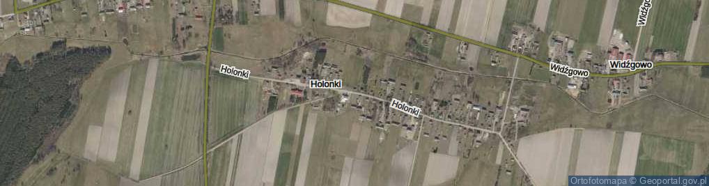 Zdjęcie satelitarne Holonki ul.