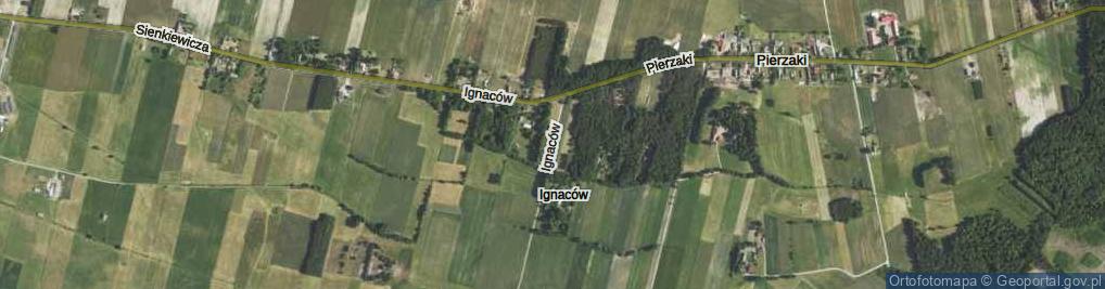 Zdjęcie satelitarne Ignaców ul.